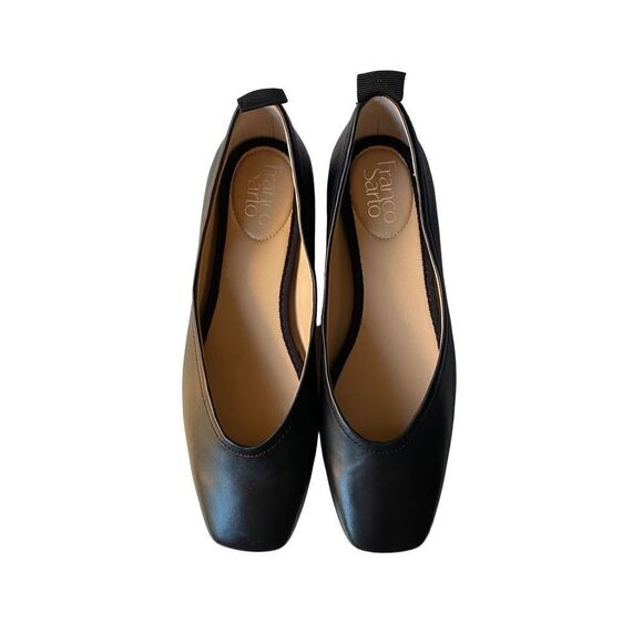 Franco Sarto women’s ailee black lapis flat slip Ons size 7 1/2 M
 - Picture 4 of 7